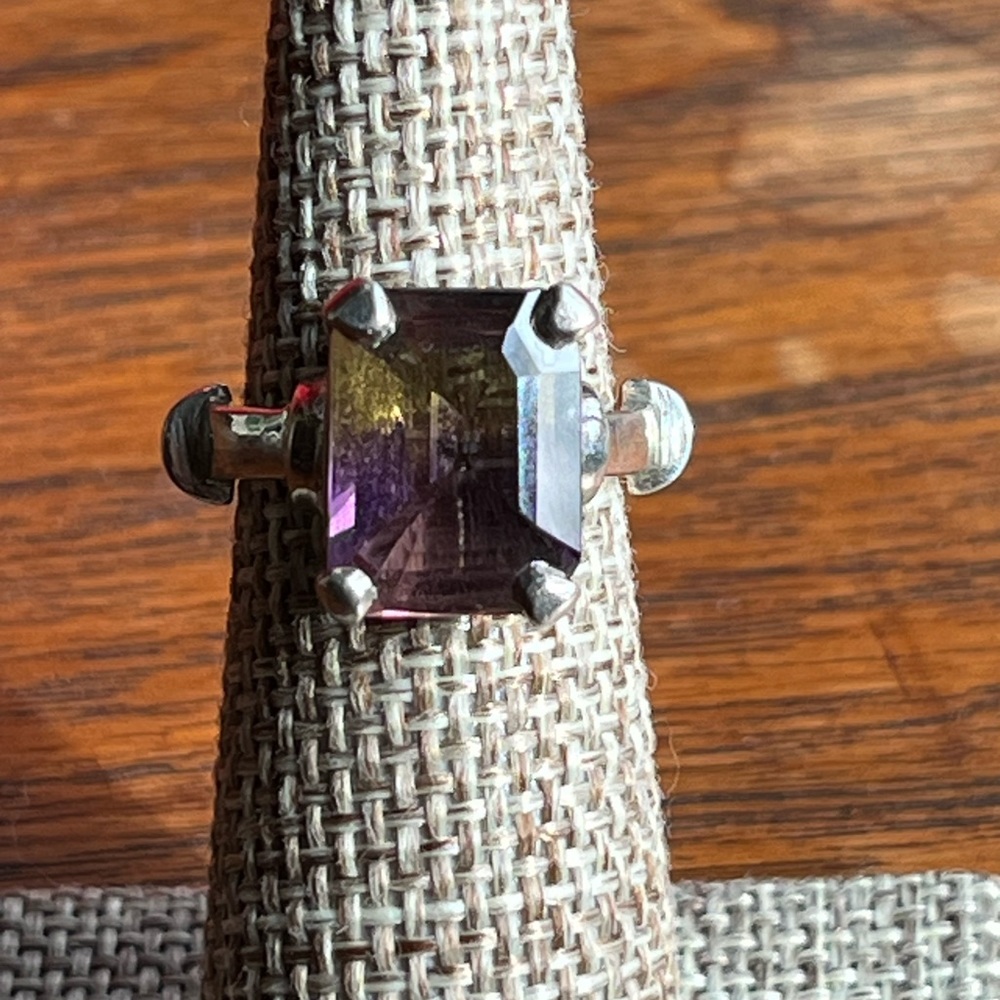Ametrine Solitaire Unique Gemstone Handcrafted Ar… - image 3
